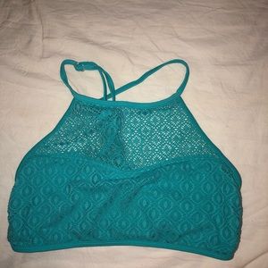High neck bikini top